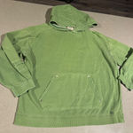 BDG Green Distressed Hoodie Sweatshirt Pullover Pocket Size M Photo 0