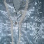 Delicates  Sky Blue Satin Lingerie Photo 3