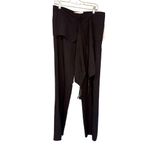 Salvatore Ferragamo  NWT Fringe Belted Pant in Black Size IT 48/US 14 Photo 4