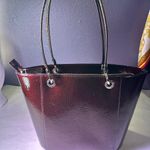 Guess  Shiny Burgundy Tote Bag Photo 12
