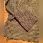 Elan Women's Olive Knit Waffle Thermal Surplice Neck Top from  EUC Small Photo 5