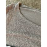 Modissima Flowy Top Size Small Italy Back Crochet Sweater Overlay Hi Low Beige Photo 5