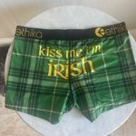 Ethika  Green Plaid Athletic Shorts Photo 0