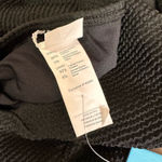 Cupshe  NEW O-Ring Cutout One Piece Swimsuit Women M Black White Chevron Trim Photo 4