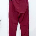 Theory Navalane Becker Burgundy Skinny Red Orange Workwear Casual Pants Size 8 Photo 6