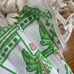 Lilly Pulitzer Just add mint mini cotton dress green white floral print Sz 0 Photo 9