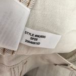 Madewell  The Dean Easy Straight Pant Bone Beige Cotton Linen Relaxed W 24 NWT Photo 13