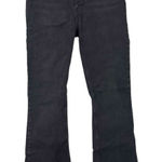 ZARA  Flare High Waist Black Denim Sz 8‎ Photo 0