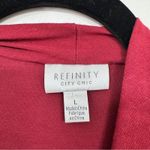 City Chic  Refinity Maroon Wrap Front Tunic Blouse Womens L Sleeveless Top Photo 2