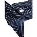 Monteau Chic Women’s Blue White Striped Maxi Jumpsuit Pocket Boho beach Sz XL Photo 6