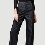 Frame Denim Black Fitted Ribbed Bodysuit Photo 1