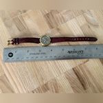 Seiko Sports 50 Vintage Two-Tone Ladies Watch Gray Dial Leather Strap Date Photo 14
