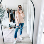 Treasure & Bond Nordstrom Light Pink Pullover Sweater Photo 1