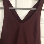 Lululemon Redwood Auburn Long Breath 2-In-1 Tank Yoga Top Size 6 W1AWKS Photo 1