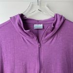 Columbia  Purple Zip Light Hoodie M Photo 1