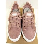 Sperry Womens  Top-Sider Crest Vibe Blush Serpent Suede Platform Sneakers 9.5 NWT Photo 1