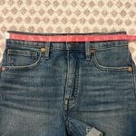 Madewell High-Rise Denim Jean Shorts in Malden Wash Raw Hem Cutoffs Size 24 Photo 9