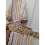 Aerie Striped Halter Maxi Dress Cutout Sides Smocked Back Tiered Summer Boho M Photo 14