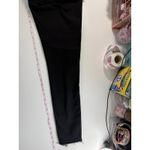 EXPRESS  Black MidRise Skinny Jeans Distressed Raw Hem Size 6 | Grunge Chic | Y2K Photo 10