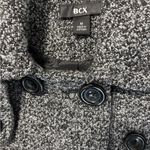 BCX Women's Gray Tweed Double-Breasted Coat Size Medium Photo 3