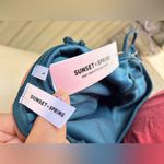 Sunst + Spring women’s blue Ruched V Photo 6