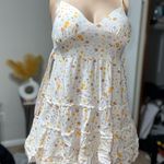 LA Hearts  Yellow Floral Mini Dress Photo 1