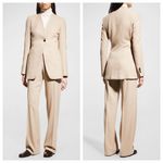 Lafayette 148 Lafyaette 148 Menswear Wool Dress Pants Tan Size 10 Photo 1