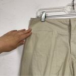 XCVI  Wearables Cream Chino Shorts Womens M Casual Beachy Summer Classic Tan Photo 3