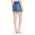3x1  NYC Women's Blue Celine Frayed Distressed Denim A-line Mini Skirt Size 26 Photo 1