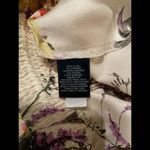 Ralph Lauren Lauren  Floral Satin Skirt Cream Color‎ Womens Size L Photo 6