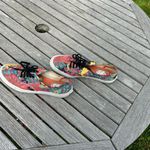 Vans Unisex  - Peacock Pattern men 7 women 8.5 whimsy, funky sneaker‎ colorful Photo 1