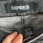 EXPRESS  Ankle Legging High Rise Hyper Stretch Gray Jeans Size 8 Photo 3