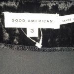 Good American Velvet Wrap Long Sleeve Bodysuit Top Photo 5