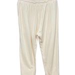 Citizens of Humanity  Laila Casual Fleece Pants Joggers Twilight Cream Size Large Photo 4
