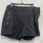 Athleta  Trekkie North Shorts Black 18 athletic elastic waistband Photo 0