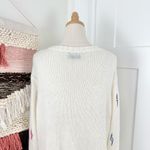 Wooden Ships  Lightning Wool Blend Sweater Cream Sz M/L Photo 6