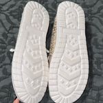 Gypsy Jazz size 10 rose gold animal print slip on shoes with laces new w/out box Tan Photo 8