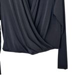 Lane Bryant  Fitted Long-Sleeve Surplice Collar faux wrap Crop top size 12 NWT Photo 7