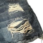 William Rast Blue Ripped Distressed Fringe Cut Of Denim Jean Shorts Junior Sz 27 Photo 5