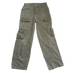 Women’s Juniors Army Green Cargo Straight Leg Casual Pants Size 3 Photo 0