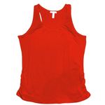 Ambiance Apparel Red Sleeveless Ruched Tank Top Tunic 2X Cotton Spandex Blend Photo 7