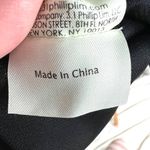 3.1 Phillip Lim  Black Asymmetrical Drape Satin Mini Dress Size 6 Quiet Luxury Photo 10