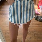 Berksha Zipper Front Denim Skirt  Photo 1