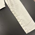 Forever 21  White Sweetheart Neckline Cropped Top Button Sleeve Photo 2