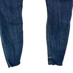 Eunina JRS SZ 1 Jude Skinny Ankle Jeans Mid-Rise Distressed Stretch Frayed Blue Photo 6