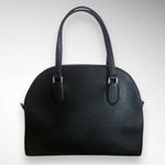 Kate Spade  Black Reiley Dome Leather Satchel Handbag‎ WKRU5641 | EUC Photo 1