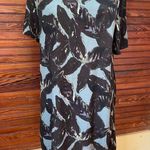 Wilfred Free Aritzia Teigen Shirt Dress Leaf Print Short Sleeve Size M Photo 1