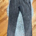 Eileen Fisher Black Velvet Skinny Jeans Acid Wash Cotton Casual Stretch Size 14 Photo 2