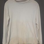 Steppingstone White Turtleneck Shirt, Women's Small Top, Long Sleeve, Vtg USA Photo 0