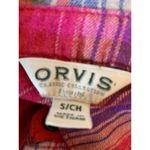 Orvis  Women's Carrie Plaid Red Long Sleeve Button Up Flannel Shirt Size small Photo 1